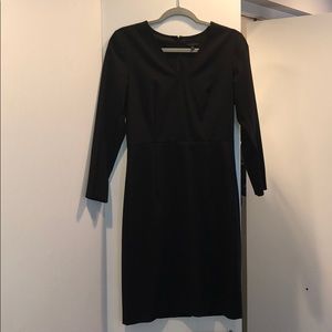 Theory Black V-Neck Dress